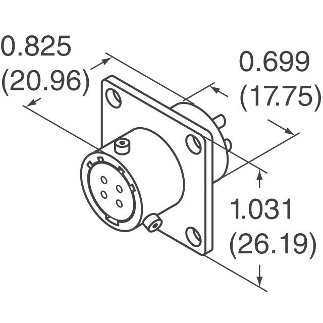 PT02E-12-4S Amphenol Industrial Operations  Assemblages de connecteurs circulaires